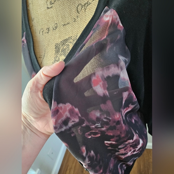 Point Zero Mixed-Media Cardigan - Picture 2 of 6